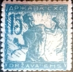 Stamps Yugoslavia -  Intercambio ma4xs 0,20 usd 15 f. 1919
