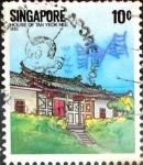 Stamps : Asia : Singapore :  Intercambio crxf 0,20 usd 10 cent. 1984