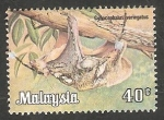 Sellos de Asia - Malasia -   40 - Animal salvaje de Malasia, cynocephalus variegatus