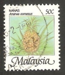 Stamps Malaysia -  344 - fruta ananas comosus