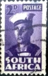 Stamps South Africa -  Intercambio 0,20 usd 2 cent. 1943