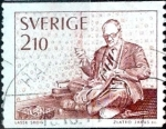 Stamps Sweden -  Intercambio 0,20 usd 2,10 k. 1977