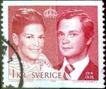 Stamps Sweden -  Intercambio 0,20 usd 1 k. 1976