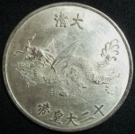 monedas de Asia - China -  (Reverso) Token