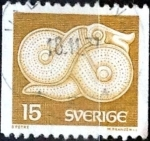 Stamps Sweden -  Intercambio 0,20 usd 15 o. 1976