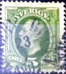 Sellos de Europa - Suecia -  Intercambio 0,20 usd 5 o. 1891