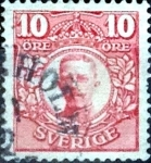 Sellos de Europa - Suecia -  Intercambio 0,20 usd 10 o. 1910