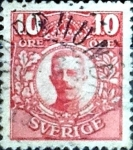 Sellos de Europa - Suecia -  Intercambio 0,20 usd 10 o. 1910