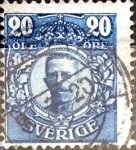 Stamps Sweden -  Intercambio 0,20 usd 20 o. 1911