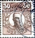 Stamps Sweden -  Intercambio 0,20 usd 30 o. 1911