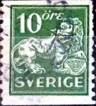 Sellos de Europa - Suecia -  Intercambio 0,30 usd 10 o. 1921