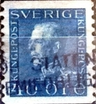 Stamps Sweden -  Intercambio 0,70 usd 40 o. 1921