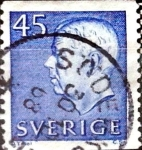 Stamps : Europe : Sweden :  Intercambio 0,20 usd 45 o. 1967