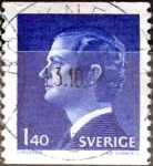 Stamps Sweden -  Intercambio 0,20 usd 1,40 k. 1977