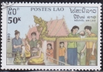 Stamps : Asia : Laos :  Intercambio