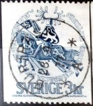 Stamps Sweden -  Intercambio 0,20 usd 3 k. 1970
