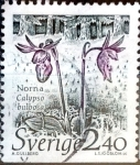 Stamps Sweden -  Intercambio nfb 0,25 usd 2,40 k. 1989