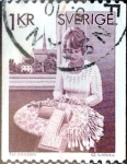 Sellos de Europa - Suecia -  Intercambio 0,30 usd 1 k. 1976