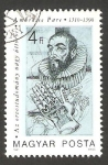 Stamps Hungary -   3098 - Ambroise Paré, cirujano francés