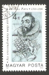 Sellos de Europa - Hungra -   3098 - Ambroise Paré, cirujano francés