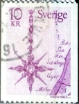 Stamps Sweden -  Intercambio 0,20 usd 10 k. 1978