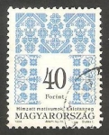 Stamps Hungary -  3480 - Motivo decorativo folklorico