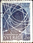 Stamps Sweden -  Intercambio cr3f 0,40 usd 2 k. 1968