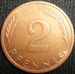 monedas de Europa - Alemania -  1976 (Reverso)
