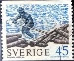 Stamps Sweden -  Intercambio 0,20 usd 45 o. 1970