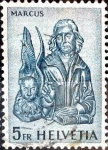 Stamps : Europe : Switzerland :  Intercambio 0,20 usd 5 fr. 1961