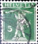 Stamps Switzerland -  Intercambio 0,20 usd 5 cent. 1909