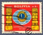 Sellos del Mundo : America : Bolivia : 50º Aniversario de Leones Internacional. 1917-1967