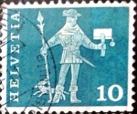 Sellos de Europa - Suiza -  Intercambio 0,20  usd 10 cent. 1960