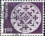 Stamps Switzerland -  Intercambio 0,20  usd 1 fr.  1974