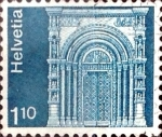 Stamps Switzerland -  Intercambio 0,40  usd 1,10 fr.  1975