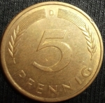monedas de Europa - Alemania -  1979 (Reverso)