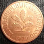 monedas de Europa - Alemania -  1979 (Anverso)