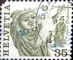 Sellos de Europa - Suiza -  Intercambio 0,20  usd 35 cent. 1977