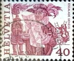 Sellos de Europa - Suiza -  Intercambio 0,20  usd 40 cent. 1977