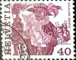 Stamps : Europe : Switzerland :  Intercambio 0,20  usd 40 cent. 1977