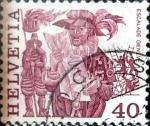 Sellos de Europa - Suiza -  Intercambio 0,20  usd 40 cent. 1977