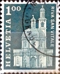 Stamps Switzerland -  Intercambio 0,20 usd 1 fr. 1968