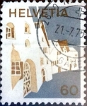Stamps Switzerland -  Intercambio 0,25 usd 60 cent. 1973
