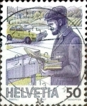 Sellos de Europa - Suiza -  Intercambio 0,35 usd 50 cent. 1987
