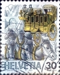 Stamps Switzerland -  Intercambio 0,90 usd 30 cent. 1987