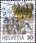 Stamps Switzerland -  Intercambio 0,90 usd 30 cent. 1987