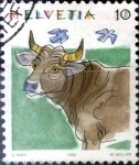 Stamps : Europe : Switzerland :  Intercambio 0,25 usd 10 cent. 1992
