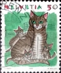 Stamps Switzerland -  Intercambio 0,30 usd 50 cent. 1990