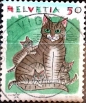 Stamps Switzerland -  Intercambio 0,30 usd 50 cent. 1990