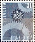 Sellos del Mundo : Europa : Suiza : Intercambio ma4xs 0,25 usd 30 cent. 1967